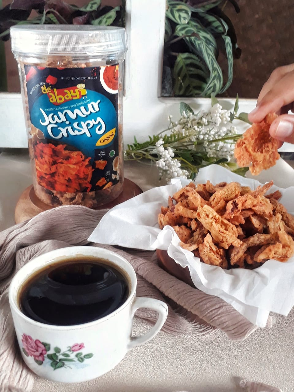 Jamur Crispy Toples 250gr